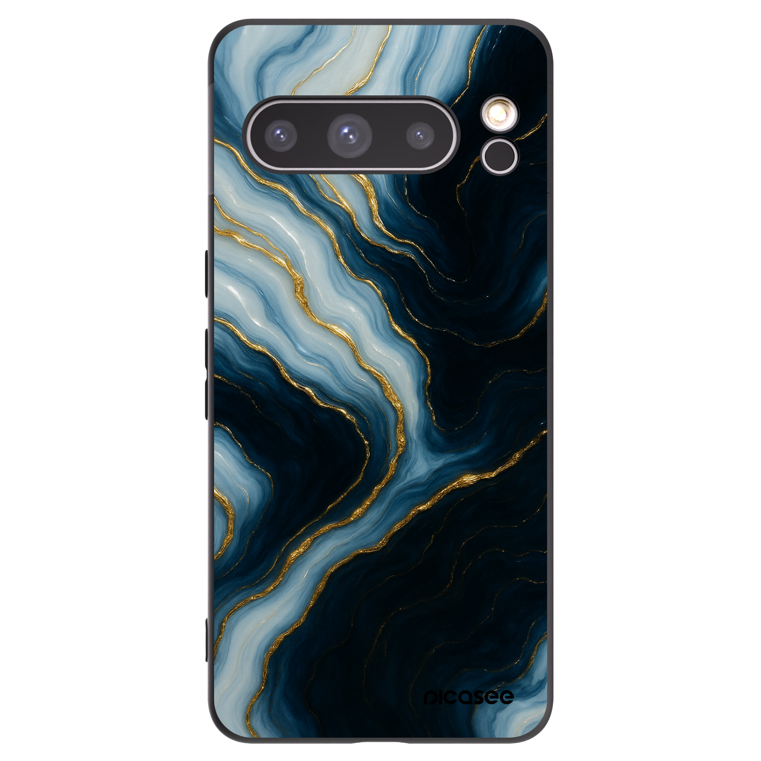 Picasee Μαύρη θήκη σιλικόνης για Google Pixel 8 Pro - Luna