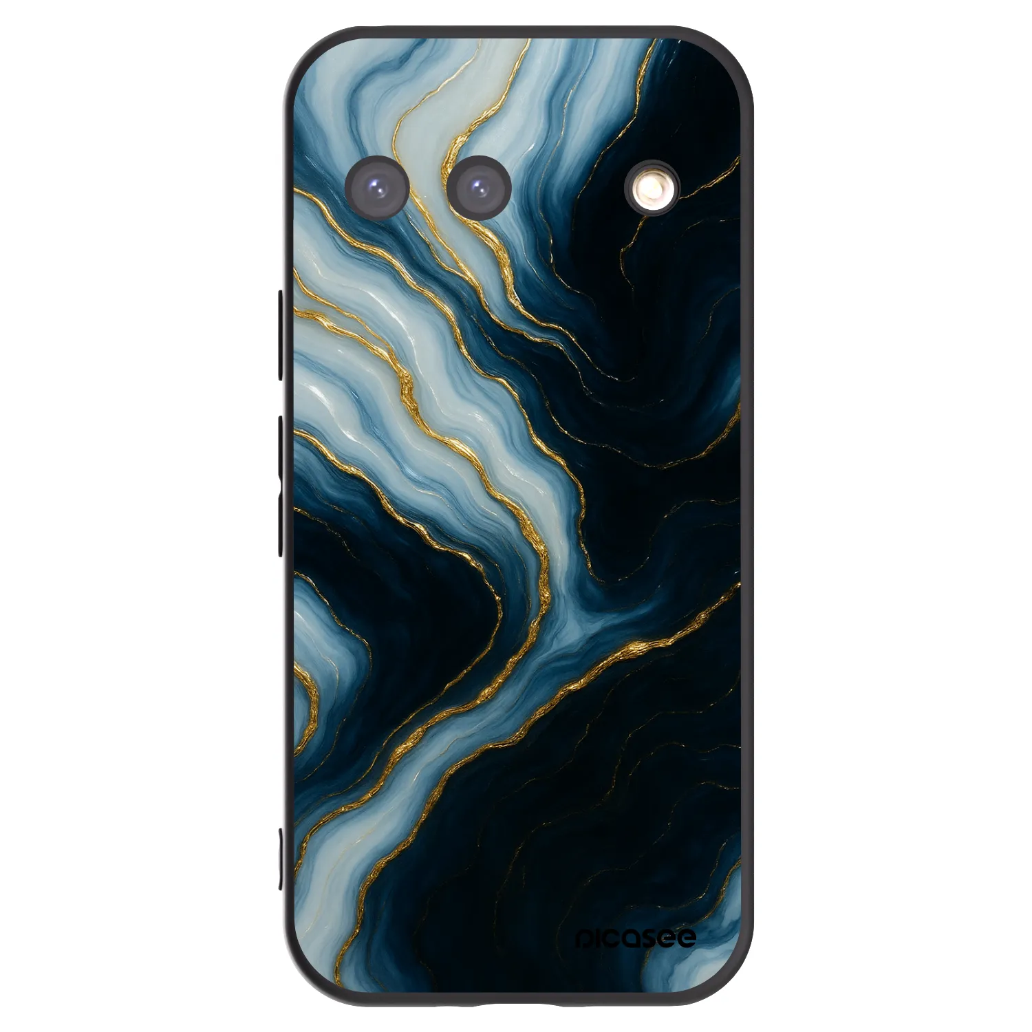 Picasee Μαύρη θήκη σιλικόνης για Google Pixel 9 - Luna