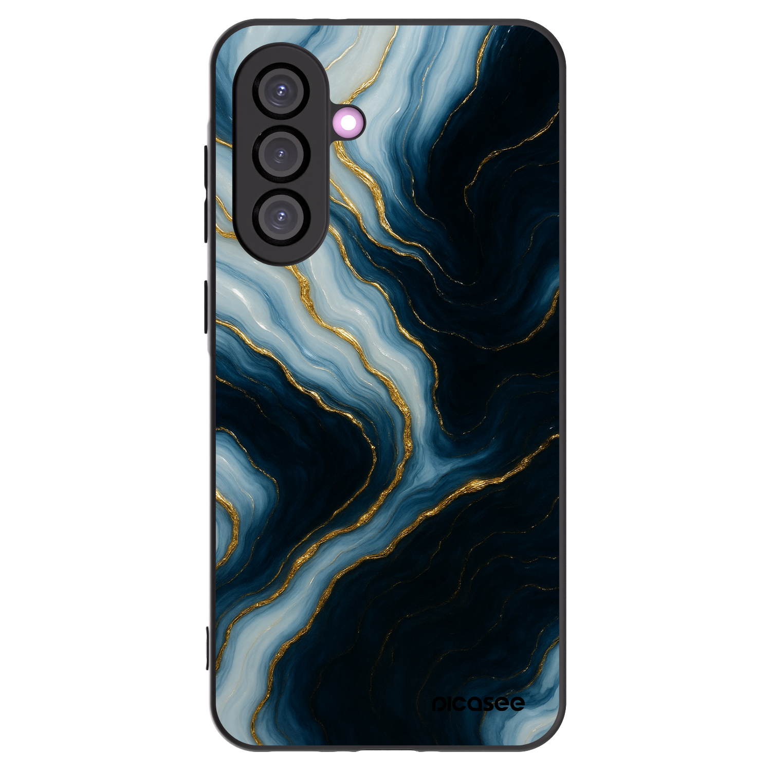 Picasee Μαύρη θήκη σιλικόνης για Samsung Galaxy A36 5G - Luna