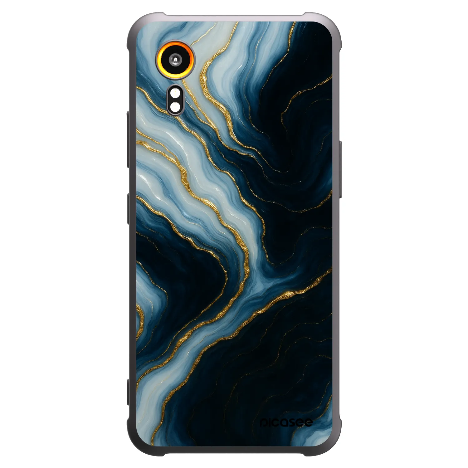 Picasee Μαύρη θήκη σιλικόνης για Samsung Galaxy Xcover 7 - Luna