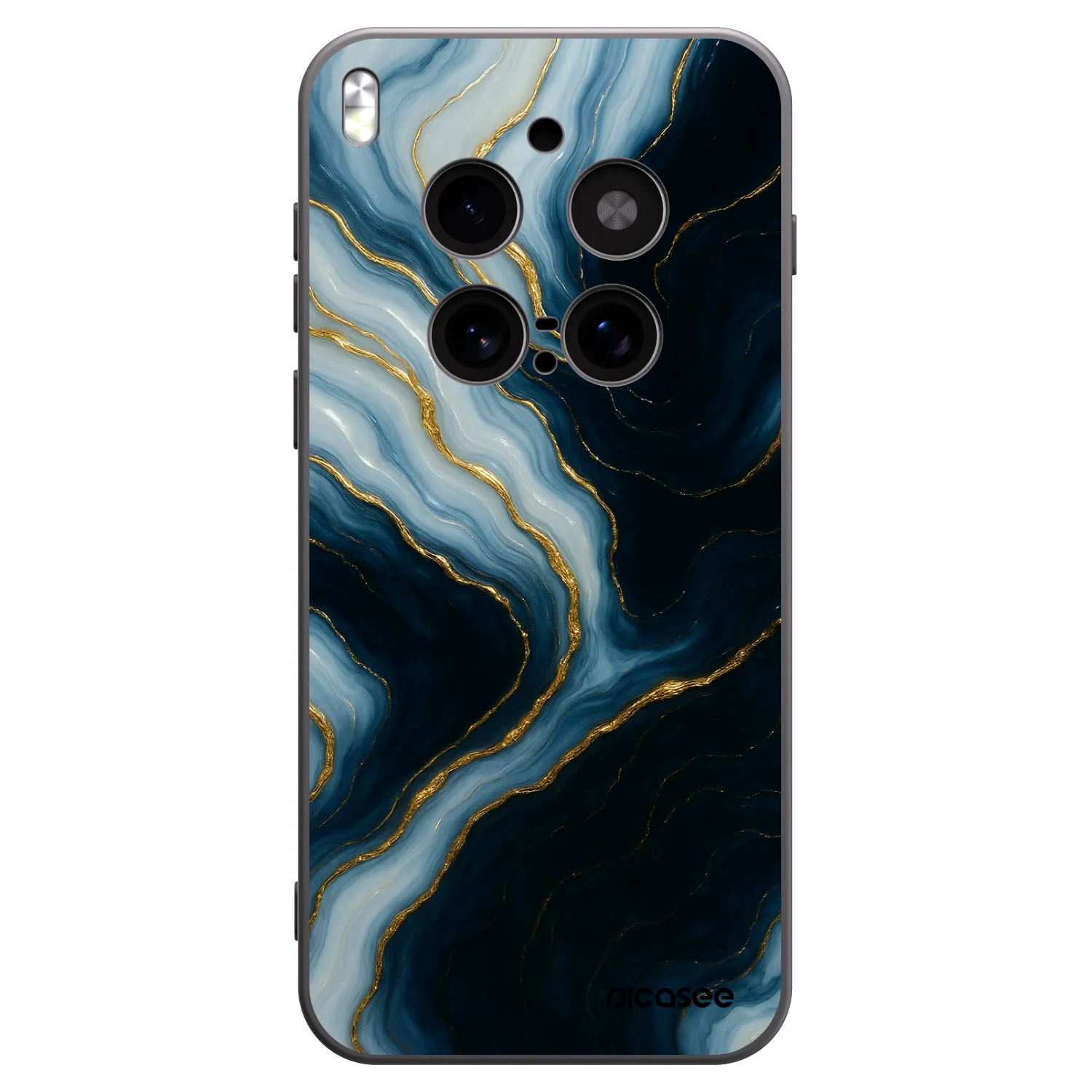Picasee Μαύρη θήκη σιλικόνης για Vivo X300 Pro - Luna