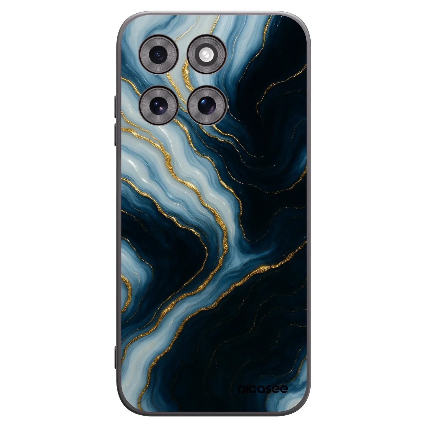 Picasee Μαύρη θήκη σιλικόνης για Motorola Moto G77 - Luna