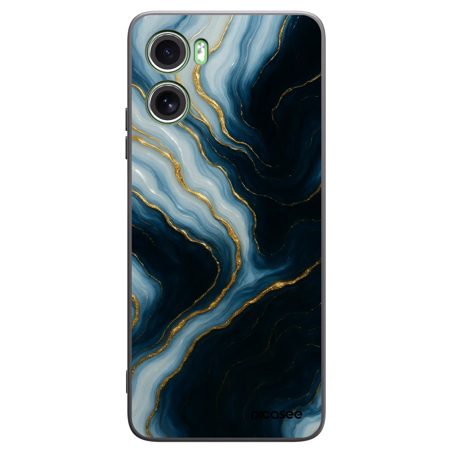 Picasee Μαύρη θήκη σιλικόνης για Motorola Moto G06 - Luna