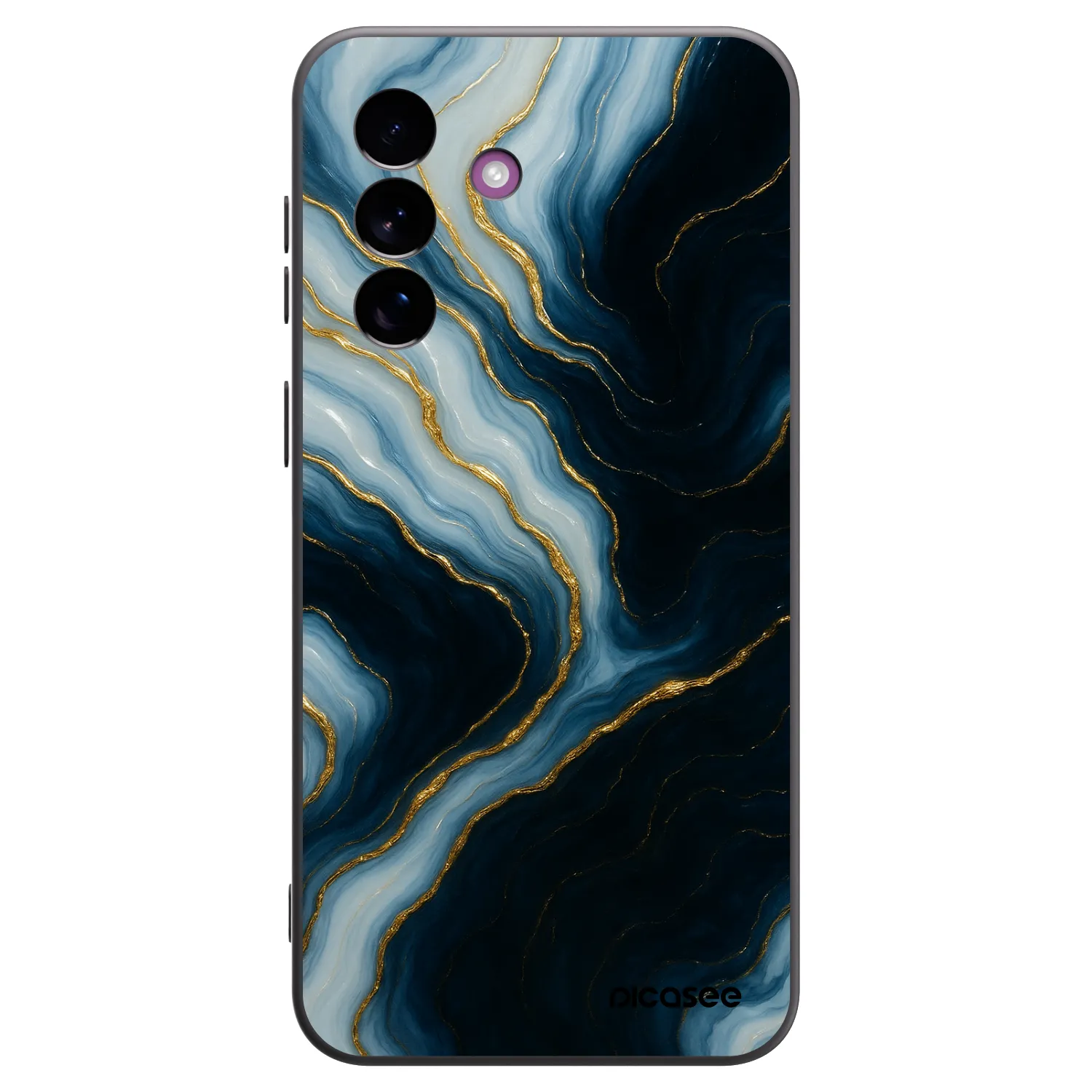Picasee Μαύρη θήκη σιλικόνης για Samsung Galaxy A37 - Luna