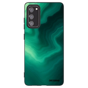 Picasee Μαύρη θήκη σιλικόνης για Samsung Galaxy S20 FE - Malachite