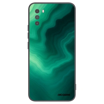 Picasee Μαύρη θήκη σιλικόνης για Xiaomi Poco M3 - Malachite