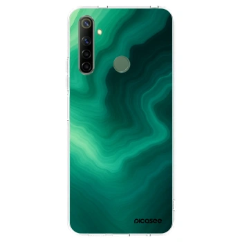 Picasee διαφανής θήκη σιλικόνης Realme 6i - Malachite