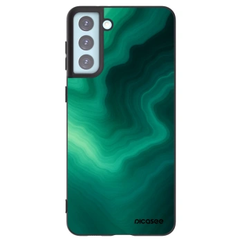 Picasee Μαύρη θήκη σιλικόνης για Samsung Galaxy S21+ 5G G996F - Malachite