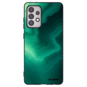 Picasee Μαύρη θήκη σιλικόνης για Samsung Galaxy A52 5G A525F - Malachite