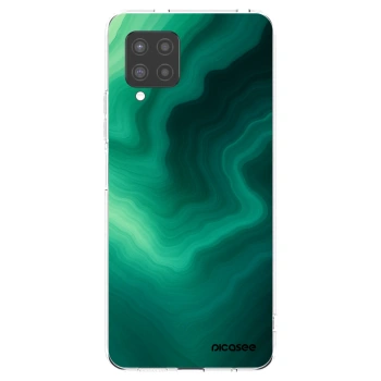 Picasee διαφανής θήκη σιλικόνης Samsung Galaxy A42 A426B - Malachite