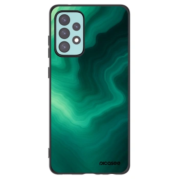 Picasee Μαύρη θήκη σιλικόνης για Samsung Galaxy A72 A725F - Malachite