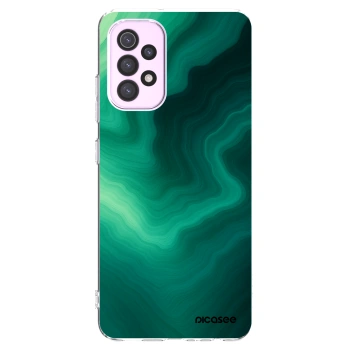 Picasee διαφανής θήκη σιλικόνης Samsung Galaxy A32 5G A326B - Malachite