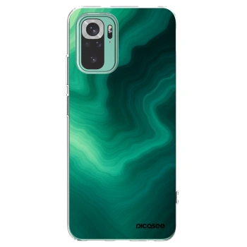 Picasee διαφανής θήκη σιλικόνης Xiaomi Redmi Note 10 Pro - Malachite