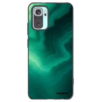 Picasee Μαύρη θήκη σιλικόνης για Xiaomi Redmi Note 10 Pro - Malachite