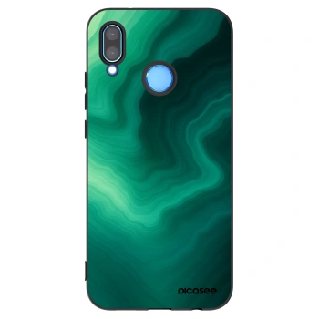Picasee Μαύρη θήκη σιλικόνης για Huawei P20 Lite - Malachite