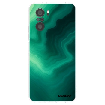 Picasee διαφανής θήκη σιλικόνης Xiaomi Poco F3 - Malachite