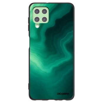 Picasee Μαύρη θήκη σιλικόνης για Samsung Galaxy A22 A225F 4G - Malachite