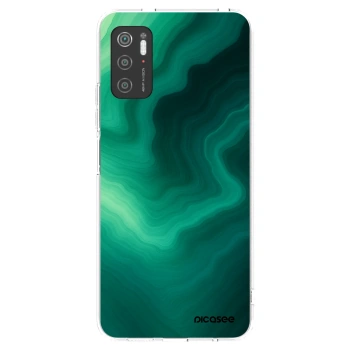 Picasee διαφανής θήκη σιλικόνης Xiaomi Poco M3 Pro 5G - Malachite