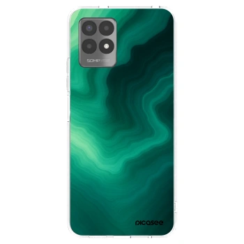 Picasee διαφανής θήκη σιλικόνης Realme 8i - Malachite