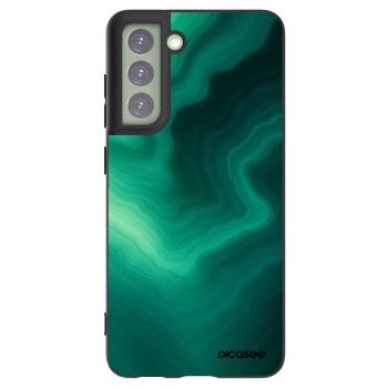 Picasee Μαύρη θήκη σιλικόνης για Samsung Galaxy S21 FE 5G - Malachite
