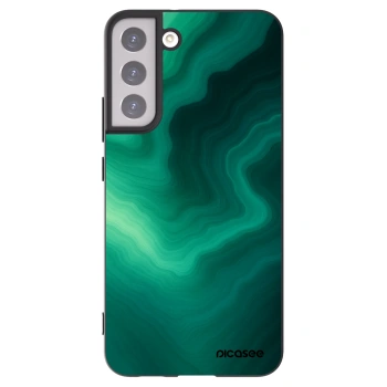 Picasee Μαύρη θήκη σιλικόνης για Samsung Galaxy S22+ 5G - Malachite