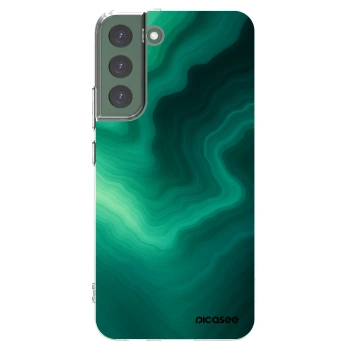 Picasee διαφανής θήκη σιλικόνης Samsung Galaxy S22+ 5G - Malachite