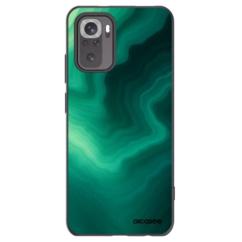 Picasee Μαύρη θήκη σιλικόνης για Xiaomi Redmi Note 11S 4G - Malachite