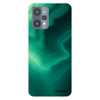 Picasee διαφανής θήκη σιλικόνης Realme 9 Pro 5G - Malachite