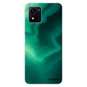 Picasee διαφανής θήκη σιλικόνης Vivo Y01 - Malachite