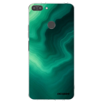 Picasee διαφανής θήκη σιλικόνης Huawei P Smart - Malachite