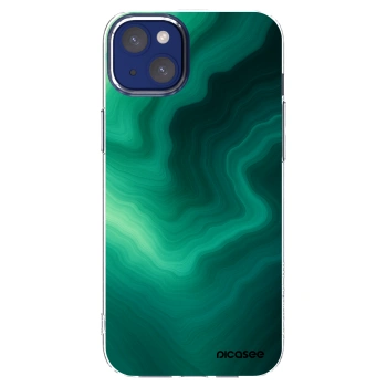Picasee διαφανής θήκη σιλικόνης Apple iPhone 14 Plus - Malachite