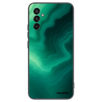 Picasee Μαύρη θήκη σιλικόνης για Samsung Galaxy M13 M135F - Malachite