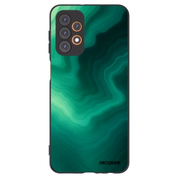 Picasee Μαύρη θήκη σιλικόνης για Samsung Galaxy A23 A235F 4G - Malachite