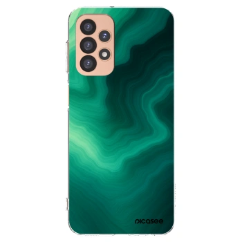 Picasee διαφανής θήκη σιλικόνης Samsung Galaxy A23 A236B 5G - Malachite