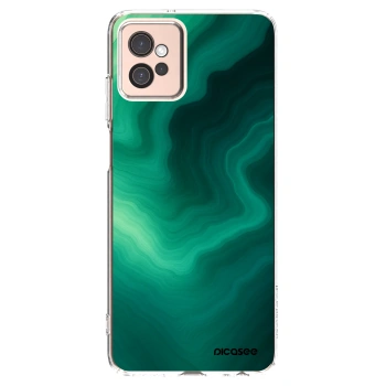 Picasee διαφανής θήκη σιλικόνης Motorola Moto G32 - Malachite