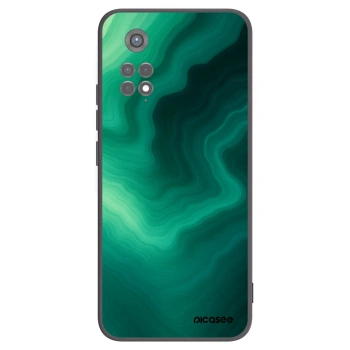 Picasee Μαύρη θήκη σιλικόνης για Xiaomi Redmi Note 11S 5G - Malachite