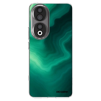 Picasee διαφανής θήκη σιλικόνης Honor 90 5G - Malachite