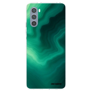 Picasee διαφανής θήκη σιλικόνης Motorola Moto G62 - Malachite