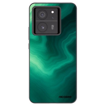 Picasee Μαύρη θήκη σιλικόνης για Xiaomi 13T - Malachite