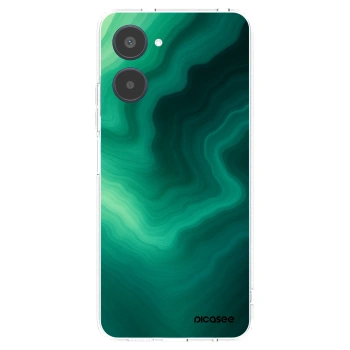 Picasee διαφανής θήκη σιλικόνης Realme 10 4G - Malachite