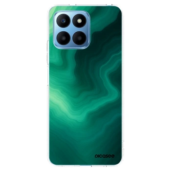 Picasee διαφανής θήκη σιλικόνης Honor 70 Lite - Malachite