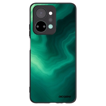 Picasee Μαύρη θήκη σιλικόνης για Honor X7a - Malachite