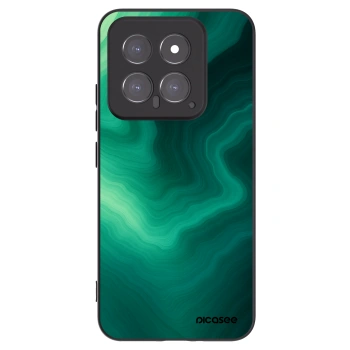 Picasee Μαύρη θήκη σιλικόνης για Xiaomi 14 - Malachite