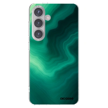 Picasee διαφανής θήκη σιλικόνης Samsung Galaxy S24 S921B 5G - Malachite
