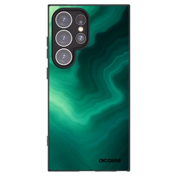 Picasee Μαύρη θήκη σιλικόνης για Samsung Galaxy S24 Ultra S928B 5G - Malachite