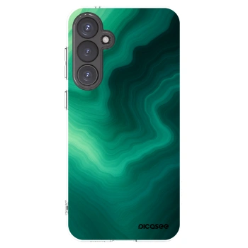 Picasee διαφανής θήκη σιλικόνης Samsung Galaxy S23 FE S711B - Malachite