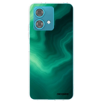 Picasee διαφανής θήκη σιλικόνης Motorola Edge 40 Neo - Malachite