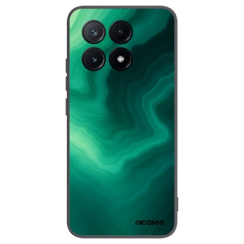 Picasee Μαύρη θήκη σιλικόνης για Xiaomi Poco X6 Pro - Malachite