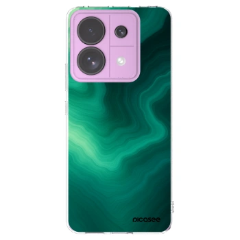 Picasee διαφανής θήκη σιλικόνης Xiaomi Redmi Note 13 Pro 5G - Malachite