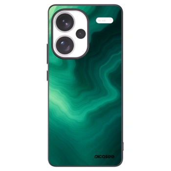 Picasee Μαύρη θήκη σιλικόνης για Xiaomi Redmi Note 13 Pro+ 5G - Malachite